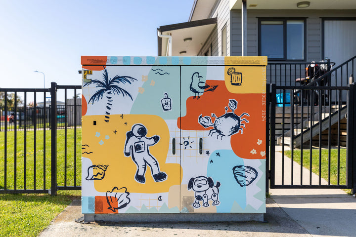 Chorus Utility Box - Icons Mural