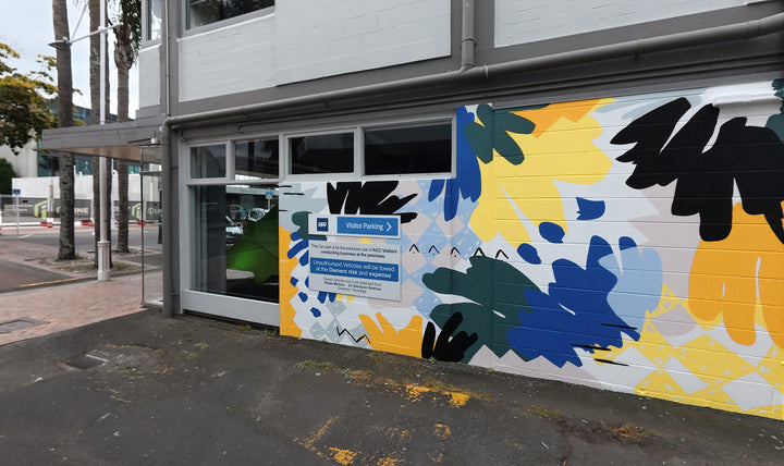 Tiahuia Project - Abstract Mural