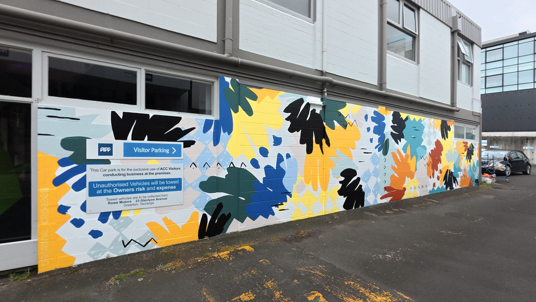 Tiahuia Project - Abstract Mural