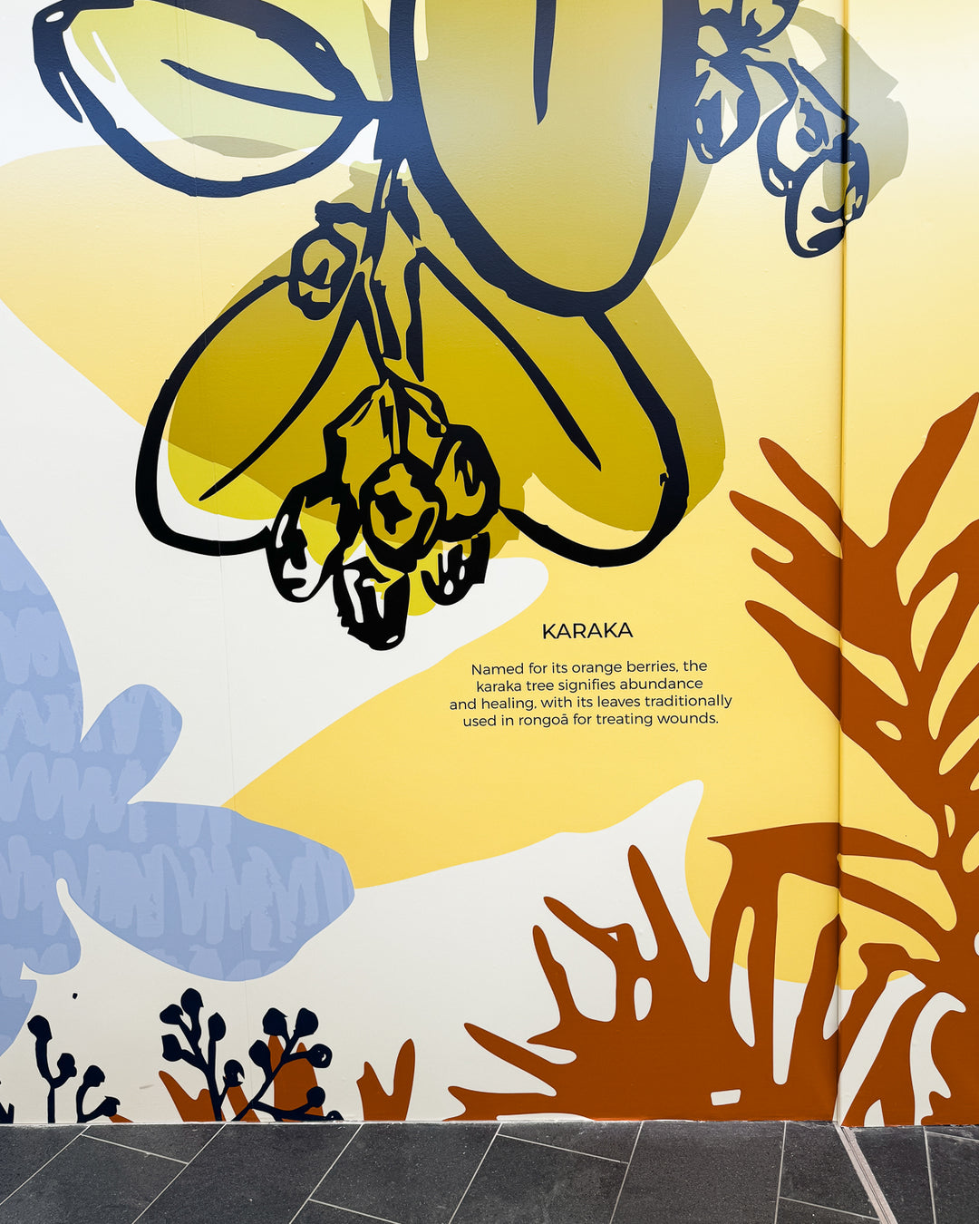 Printed Vinyl Mural - Tauranga Crossing Hoardings