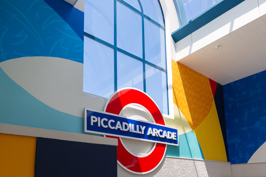 Piccadilly Arcade - "Interchange" Colourful Mural