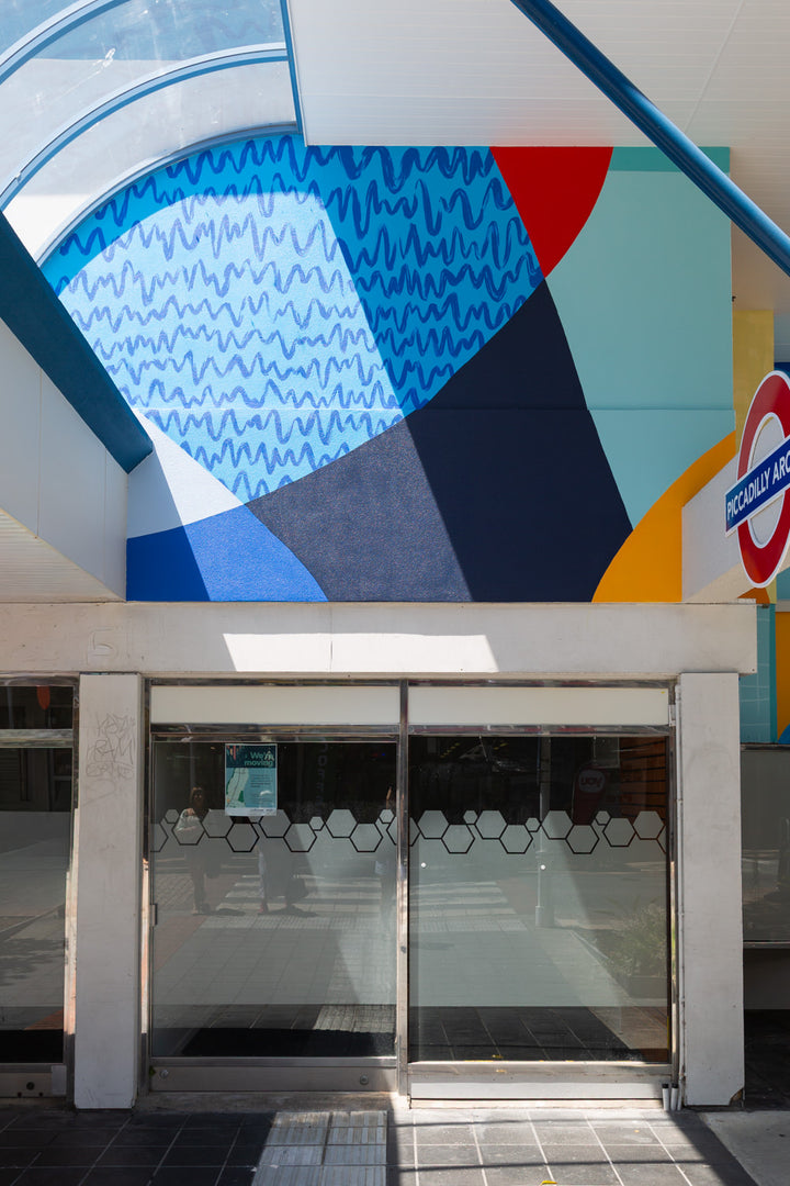 Piccadilly Arcade - "Interchange" Colourful Mural