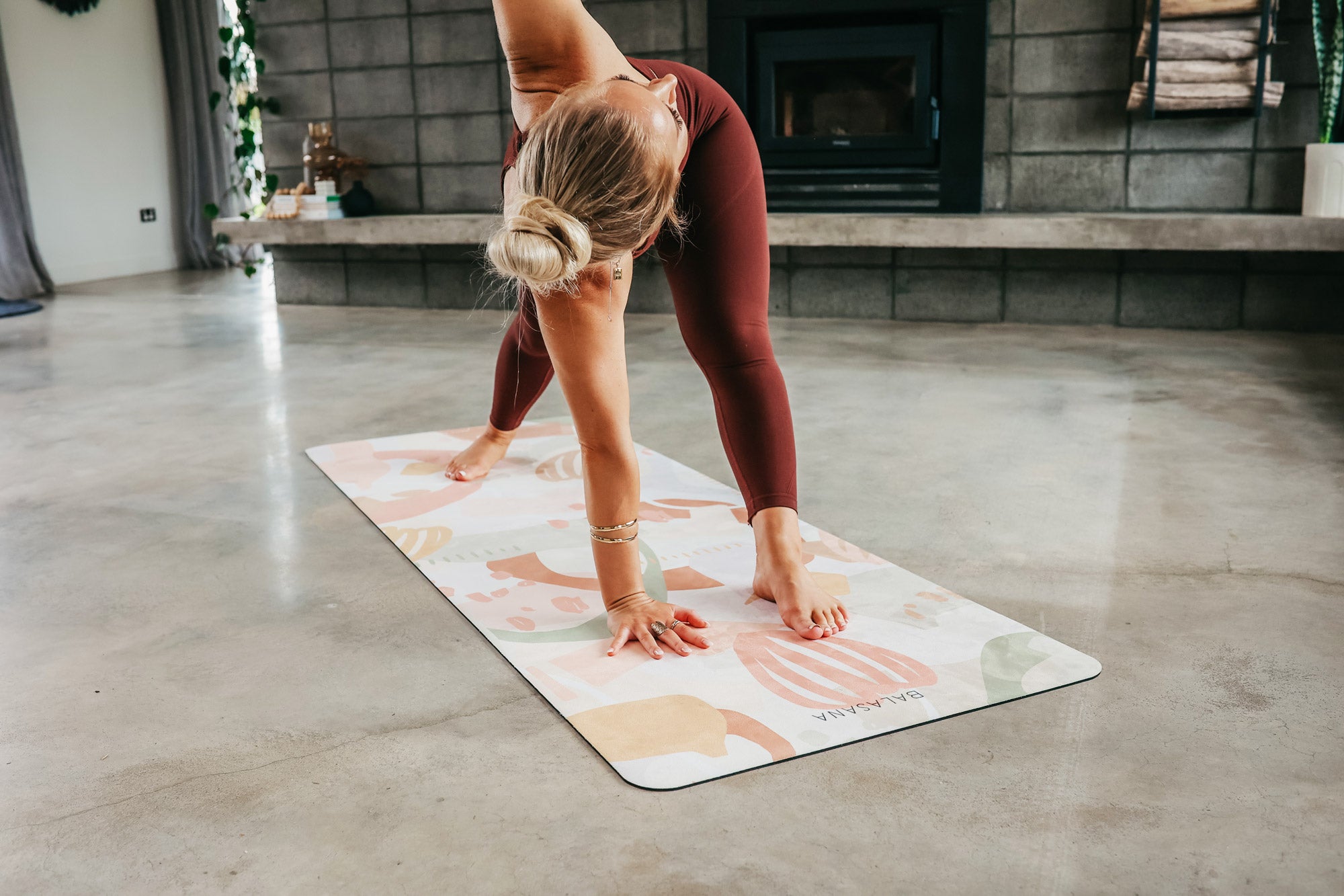 Balasana Yoga Mats - Surface Pattern Print