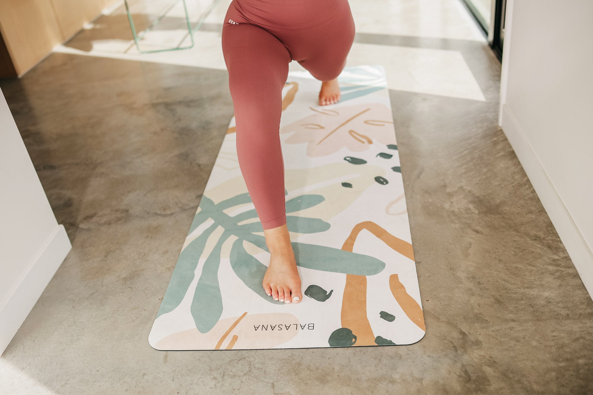 Balasana Yoga Mats - Surface Pattern Print