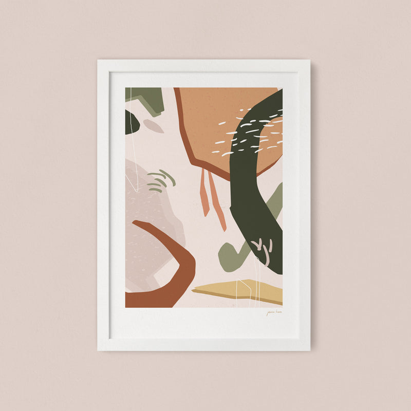 Mauao Mural III - Abstract Art Print