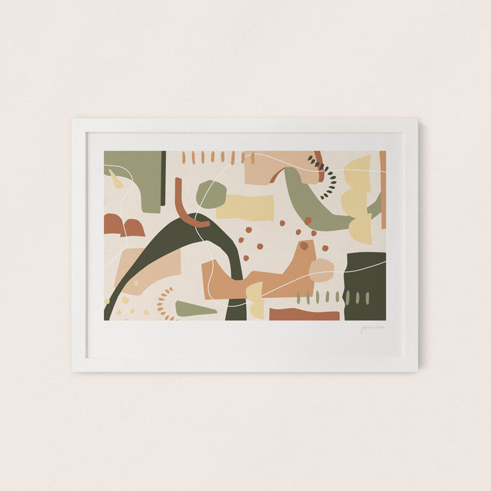 earthy-collage-mural-art-print-tauranga